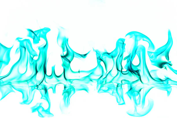 istock abstract color of fire flames revert on white 1044136426