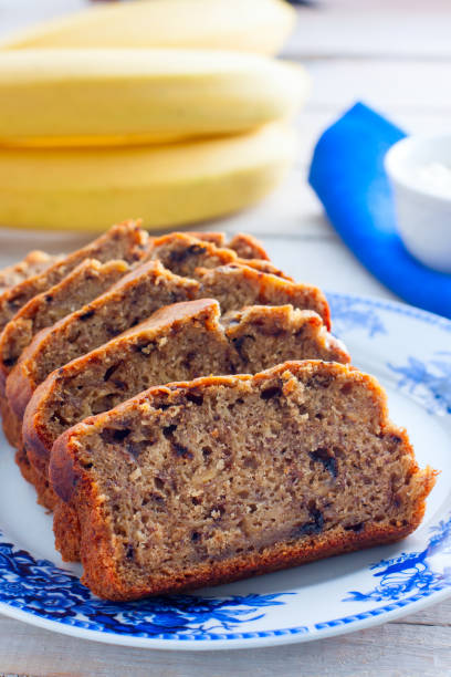 istock Slices of banana bread for breakfast 1044153846