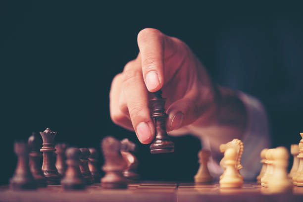 istock business success concept with chess, vintage filter image background 1044157932