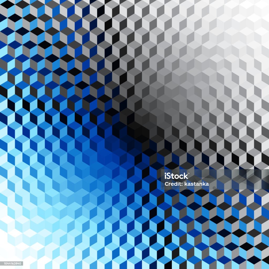 Geometric Poly Patterns Geometric Polygonal Pattern Of A Cubes In Low Poly Style Stock ...