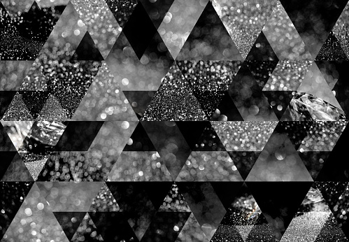 Abstract triangle mosaic background