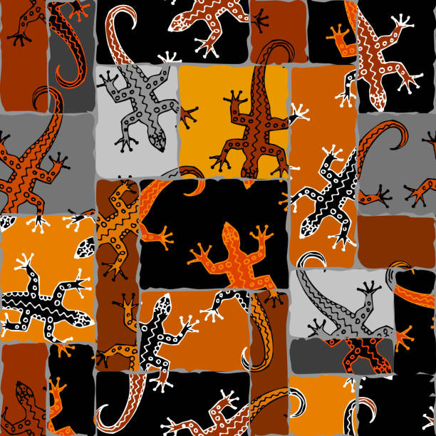 Lizzards Pattern 70+ Lizard Skin Cartoon Stock Photos, Pictures & Royalty-Free Images ...