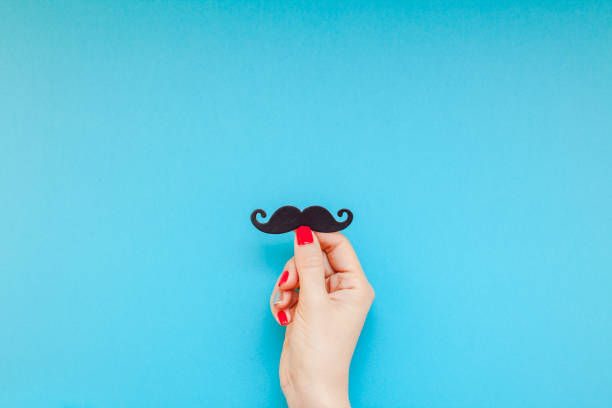istock Paper moustaches for men fathers dad concept 1044171318