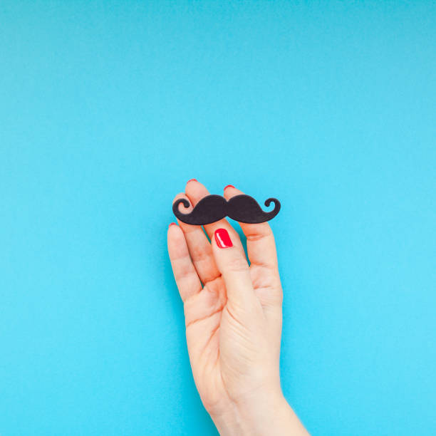 istock Paper moustaches for men fathers dad concept 1044171426