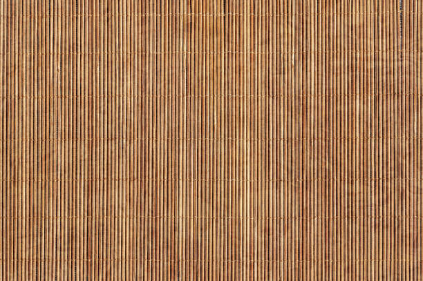 Straw Place Mat Intertwined Rustic Coarse Texture Photograph of intertwined straw place mat rustic texture. Impurities stock pictures, royalty-free photos & images
