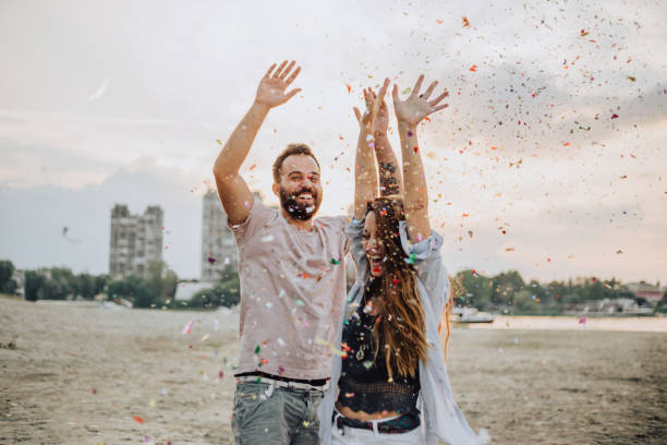 istock New year, beach party 1044181698