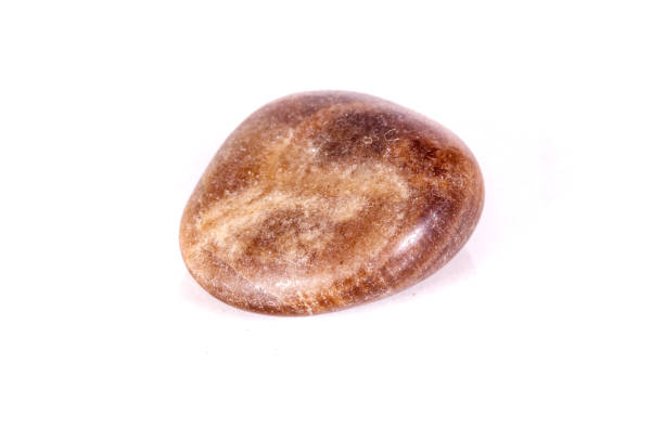 istock Macro mineral stone jasper on a white background 1044184100