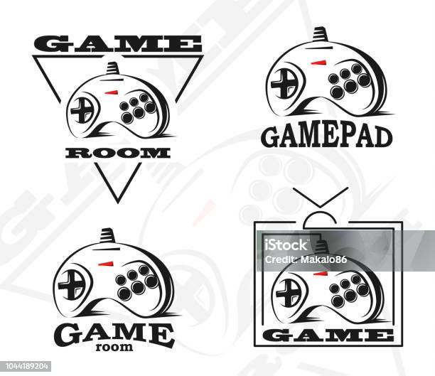 Vector Gamepad Emblem Stock Illustration - Download Image Now - Gambling, Movie, Video Game