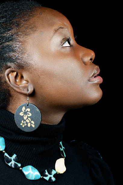 istock Beautiful black woman 104419096