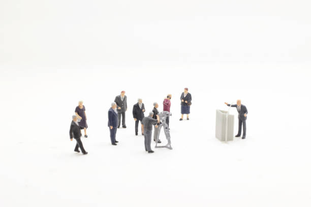 istock the mini of speaker for business conference. 1044196988