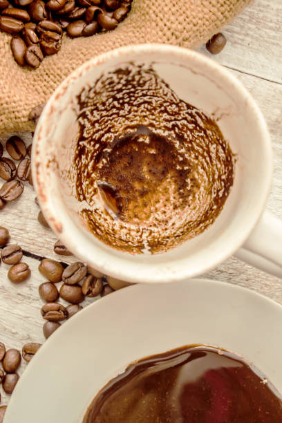istock coffee bean. a Cup of coffee. selective focus. 1044200296