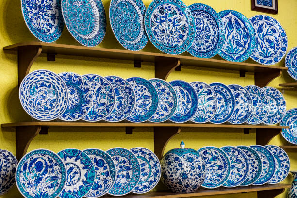 Traditional Turkish decorative ceramics for interior decoration