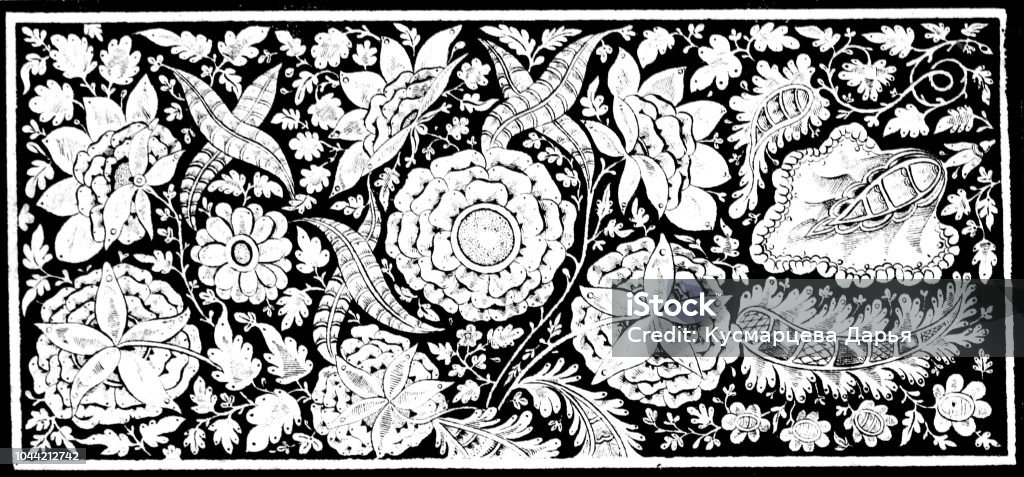 Random Old Patterns Old Pattern Stock Illustration - Download Image Now - Antique, Art ...