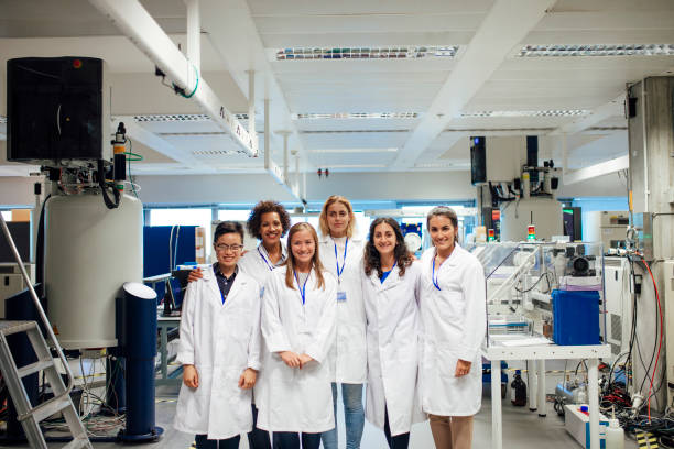istock Female STEM Human Resources Team in Science Lab 1044227094