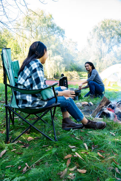 istock A millennial couple enjoying a camping trip 1044229782