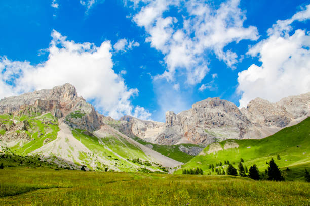 istock Fuciade valley at the San Pellegrino Pass 1044239430