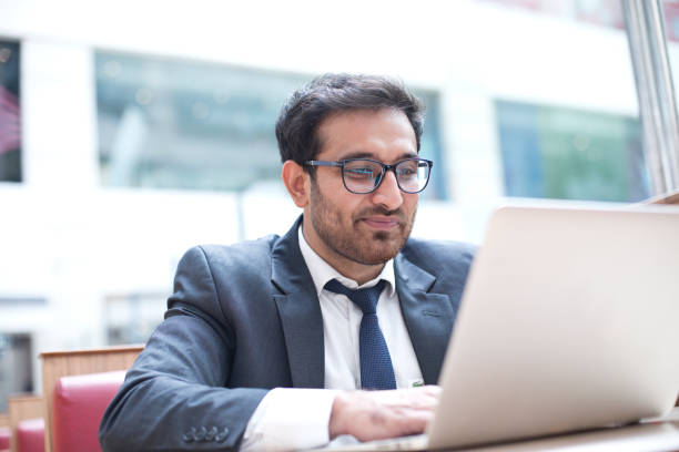 istock Businessman working on laptop 1044242794