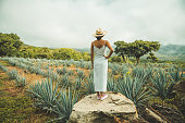 Woman travelling in Mexico