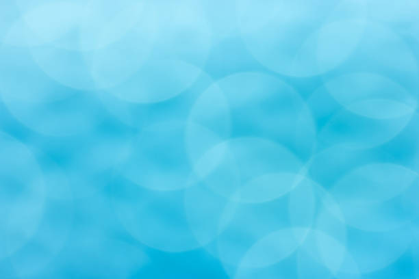 Blue bokeh out of focus background from nature.