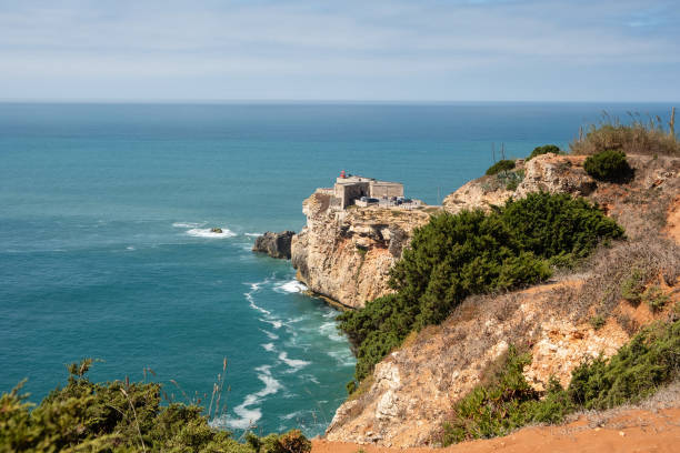 istock Lighthouse of the Nazare 1044261742