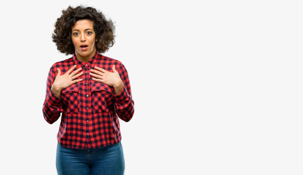 istock Beautiful arab woman happy and surprised cheering expressing wow gesture 1044267430