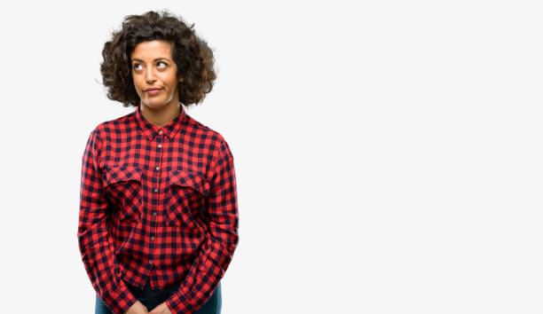 istock Beautiful arab woman making funny face fooling 1044267552