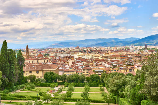 istock Aerial view of Florence 1044271132