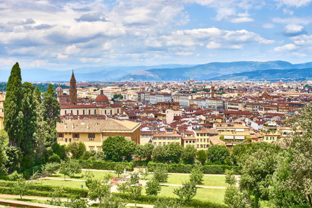 istock Aerial view of Florence 1044271136