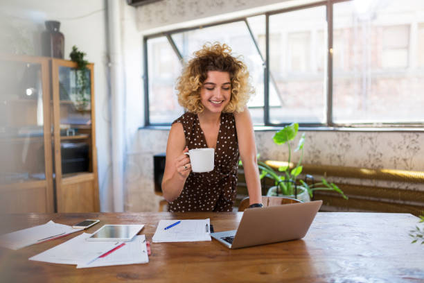 Creative businesswoman in office