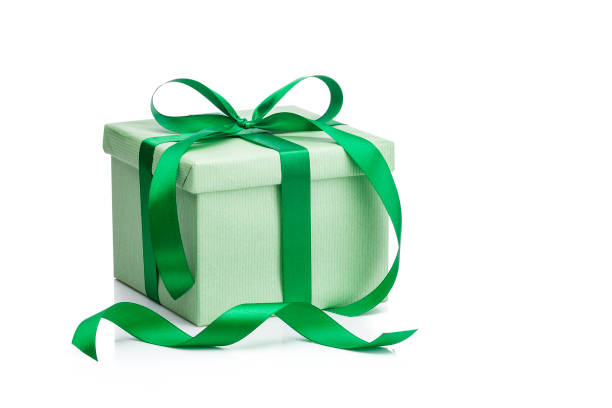 Image of nicely wrapped box – sepia-like tone