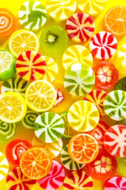istock Colorful background with candies 1044284762