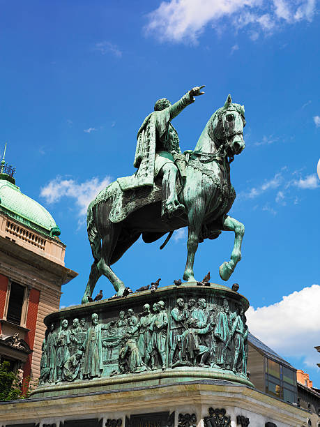 istock Monument of Duke Mihailo Obrenovic, Belgrade 104428529