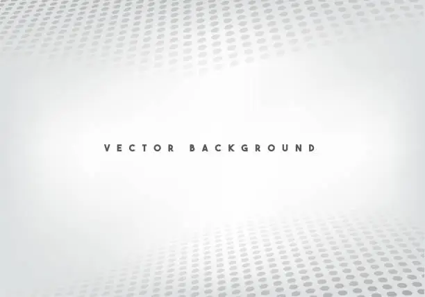 Vector illustration of Defocused Abstract Gray Technology Background