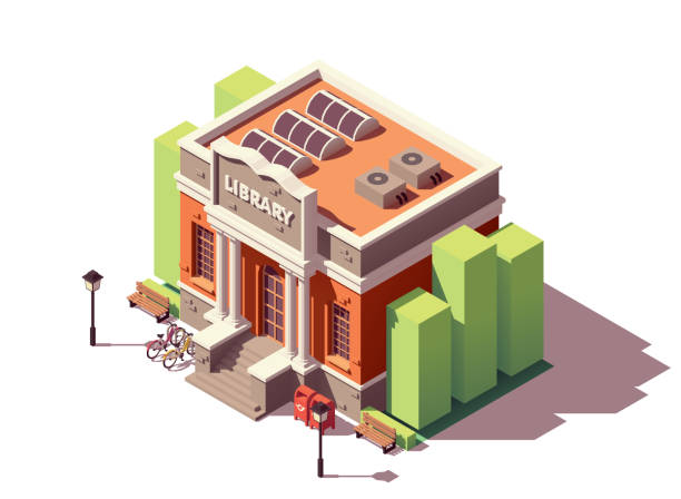 Vector Isometric Library Building Stock Illustration - Download Image Now - Library, Building Exterior, Isometric Projection - iStock Vector Isometric Library Building Stock Illustration - Download Image Now - Library, Building Exterior, Isometric Projection - iStock