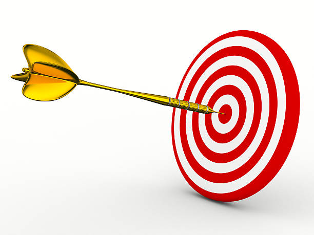 istock Dart on a white background. Isolated 3D image 104431564