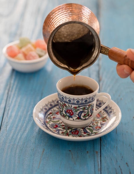 istock turkish coffee and turkish delights 1044318506