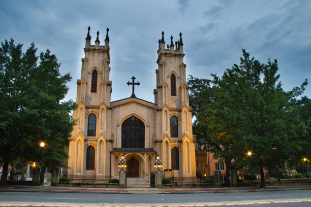 istock Trinity Episcopal Cathedral, in Columbia, South Carolina. 1044322526