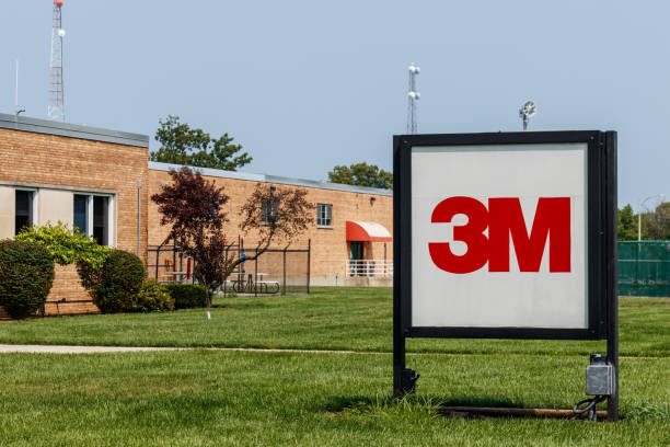 3M tape manufacturing facility. This plant is part of the Industrial, Adhesives and Tape Division V stock photo