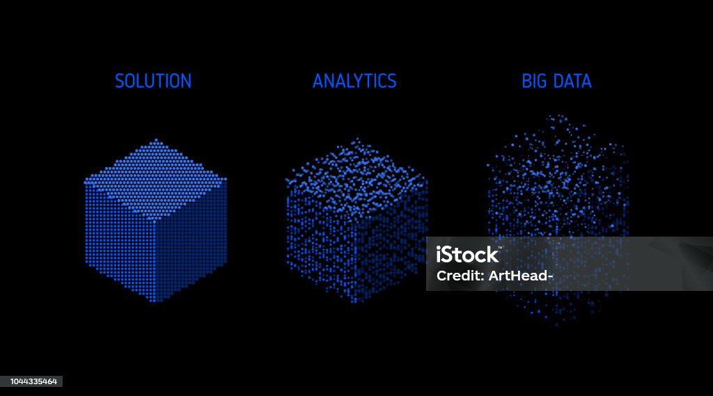 Analysis Of Information Data Mining Visualization Stock Illustration ...