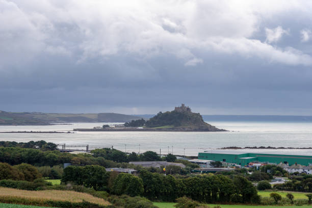 istock Overcast across Mounts Bay to St Michael's Mount 1044339160