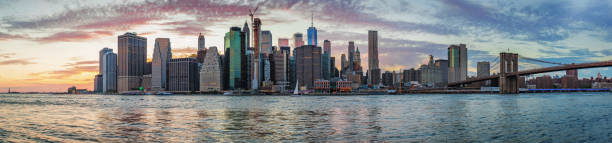 istock View to Manhattan Skyline form the Brooklyn Bridge Park 1044343812