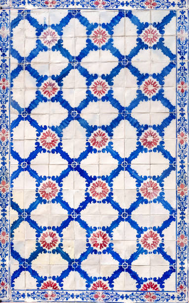 istock Traditional ornate portuguese decorative tiles azulejos 1044350708