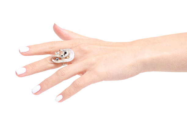 istock Ring jewerly jewelry on hand 1044373570