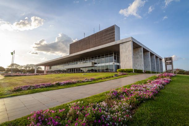 Palace of Buriti seat of government of Distrito Federal - Brasilia, Distrito Federal, Brazil Palace of Buriti seat of government of Distrito Federal - Brasilia, Distrito Federal, Brazil palace photos stock pictures, royalty-free photos & images