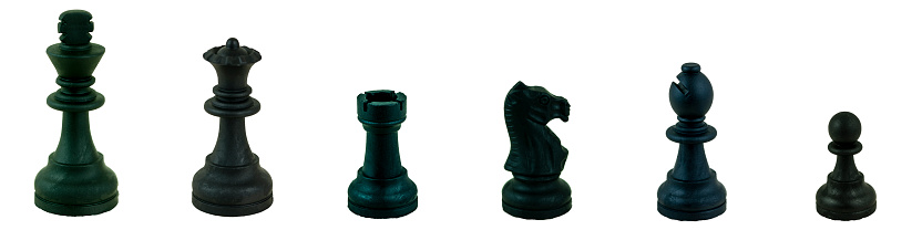 All types of chess pieces