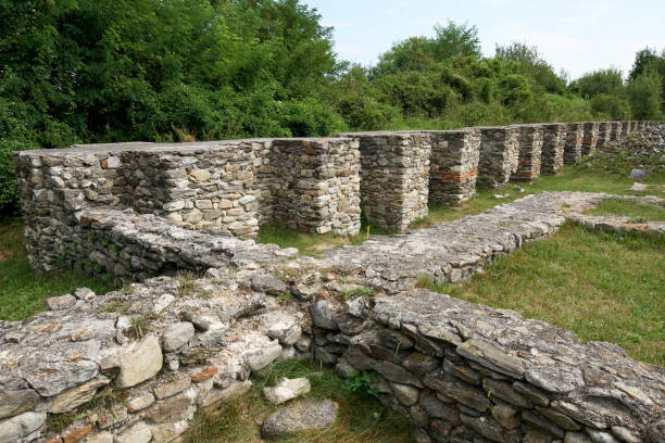 istock Ancient roman fortress 1044388706