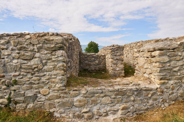 istock Ancient roman fortress 1044388738