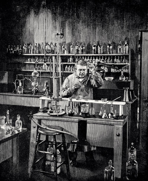 THOMAS A. EDISSON - THE WIZARD OF MENLO PARK by Frank Leslie's and published by Elmar Hess in 1894.