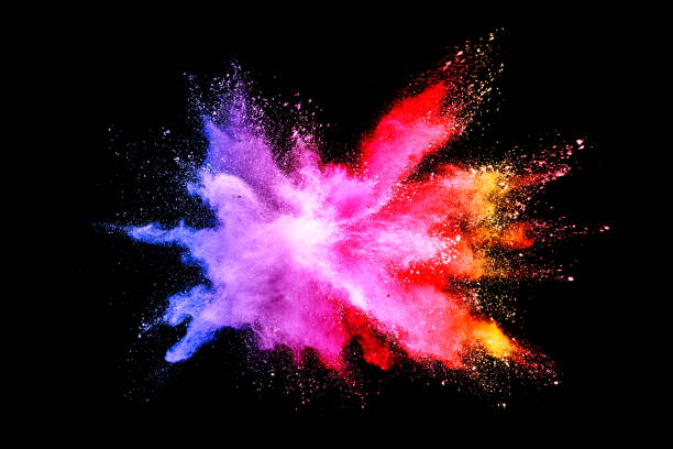 istock Colorful powder explosion on black background. 1044426536