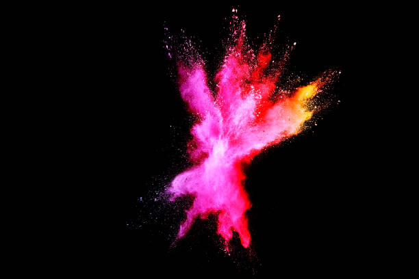 istock Colorful powder explosion on black background. 1044426686